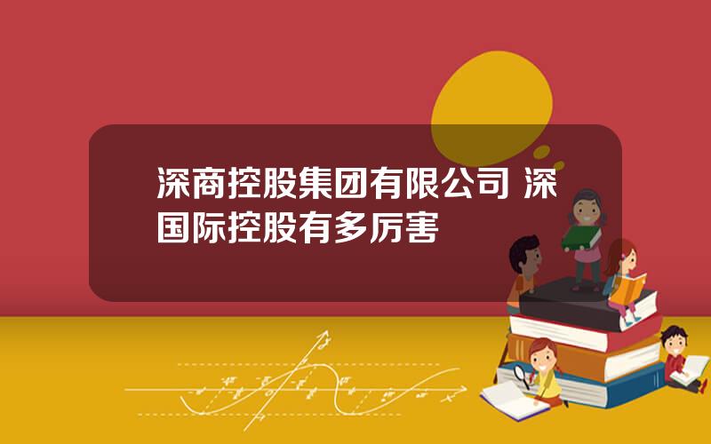 深商控股集团有限公司 深国际控股有多厉害